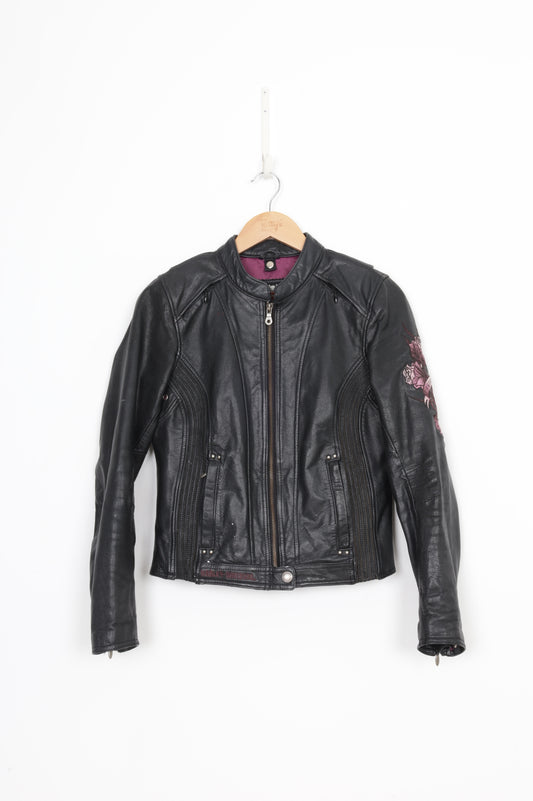 Harley Davidson Womens Black Jacket Size XS