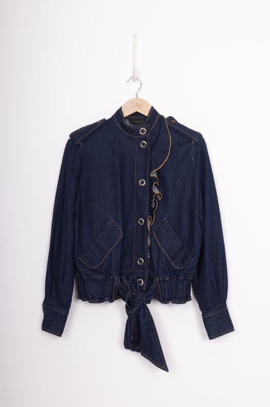 Karen Walker Womens Blue Jacket Size 6