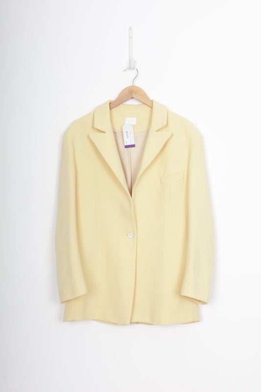 Harris Tapper Womens Yellow Blazer Size 6