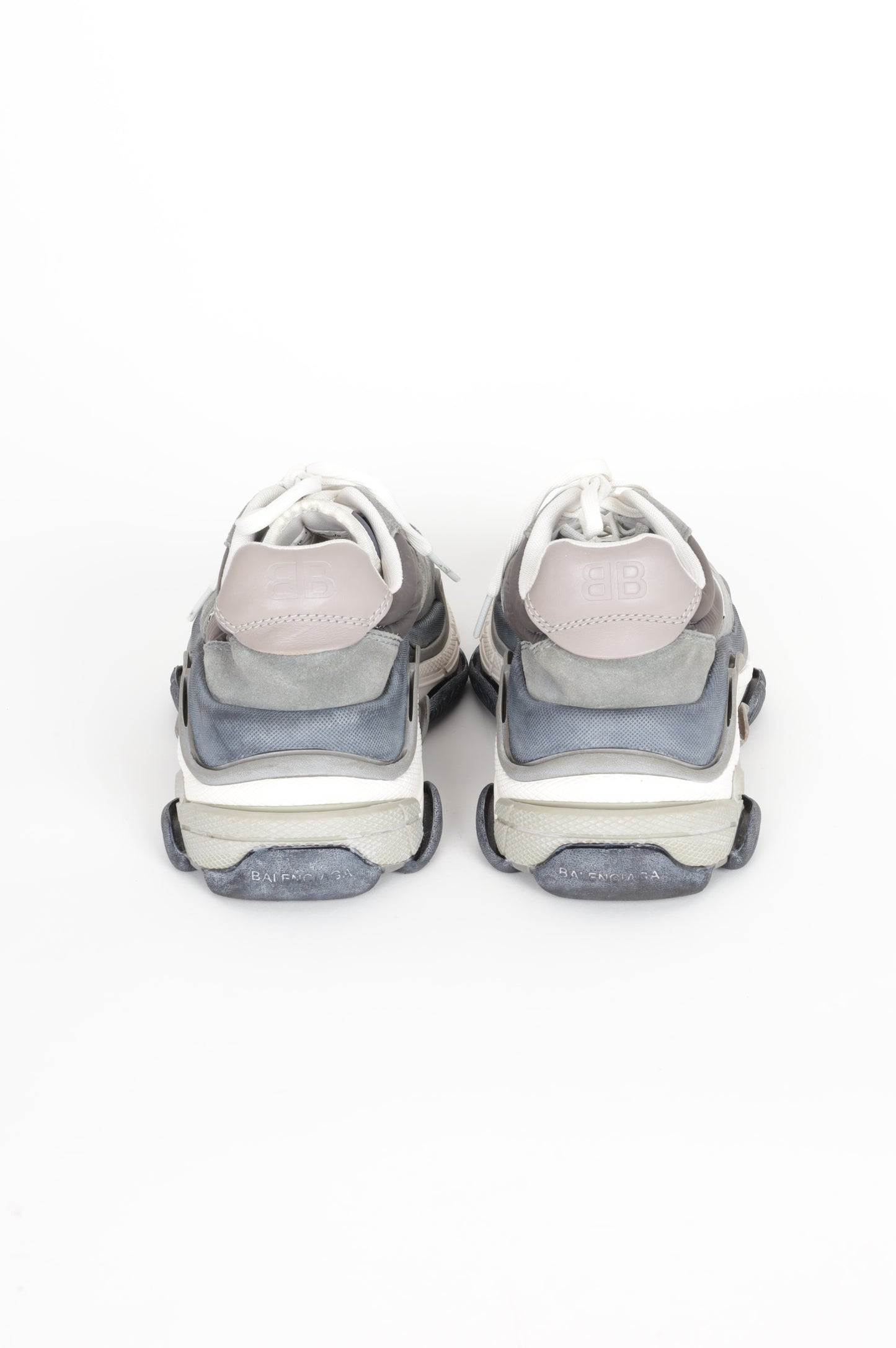 Balenciaga Mens Grey Sneakers Size EU 39