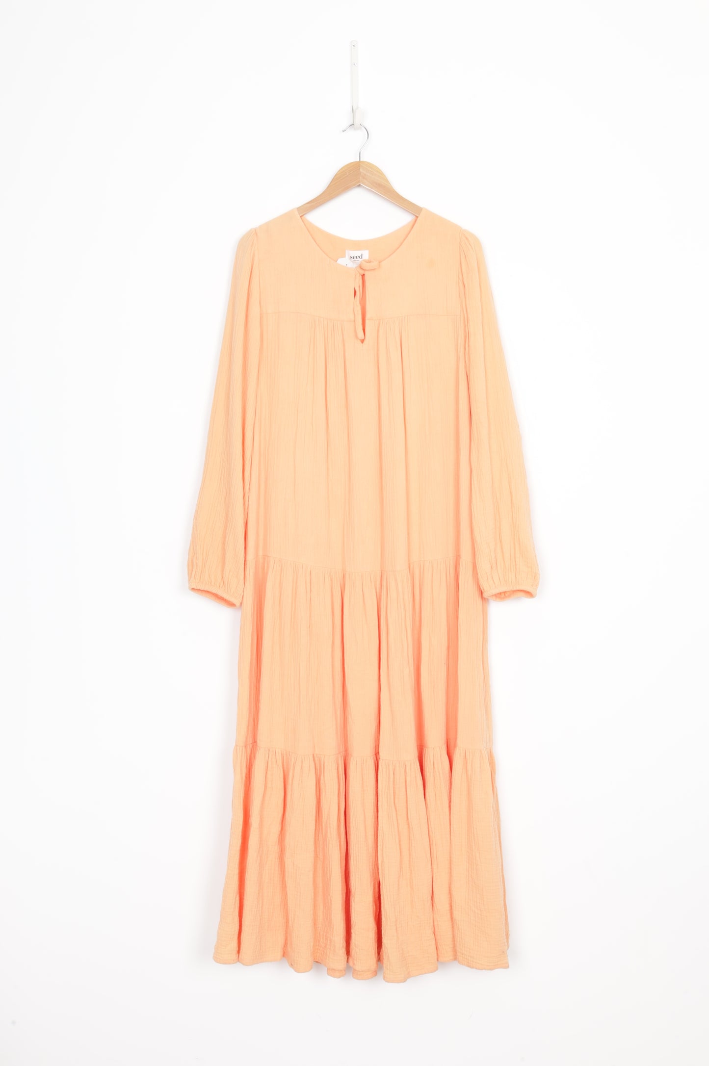 Seed Womens Orange Dress Size 16