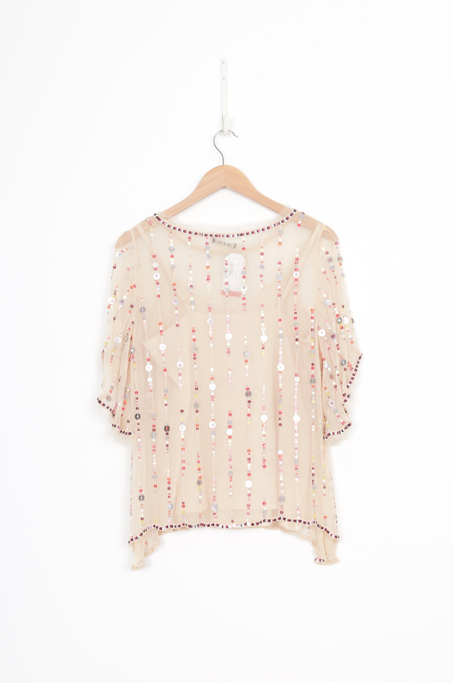 Love Sam Womens Beige Top Size 10