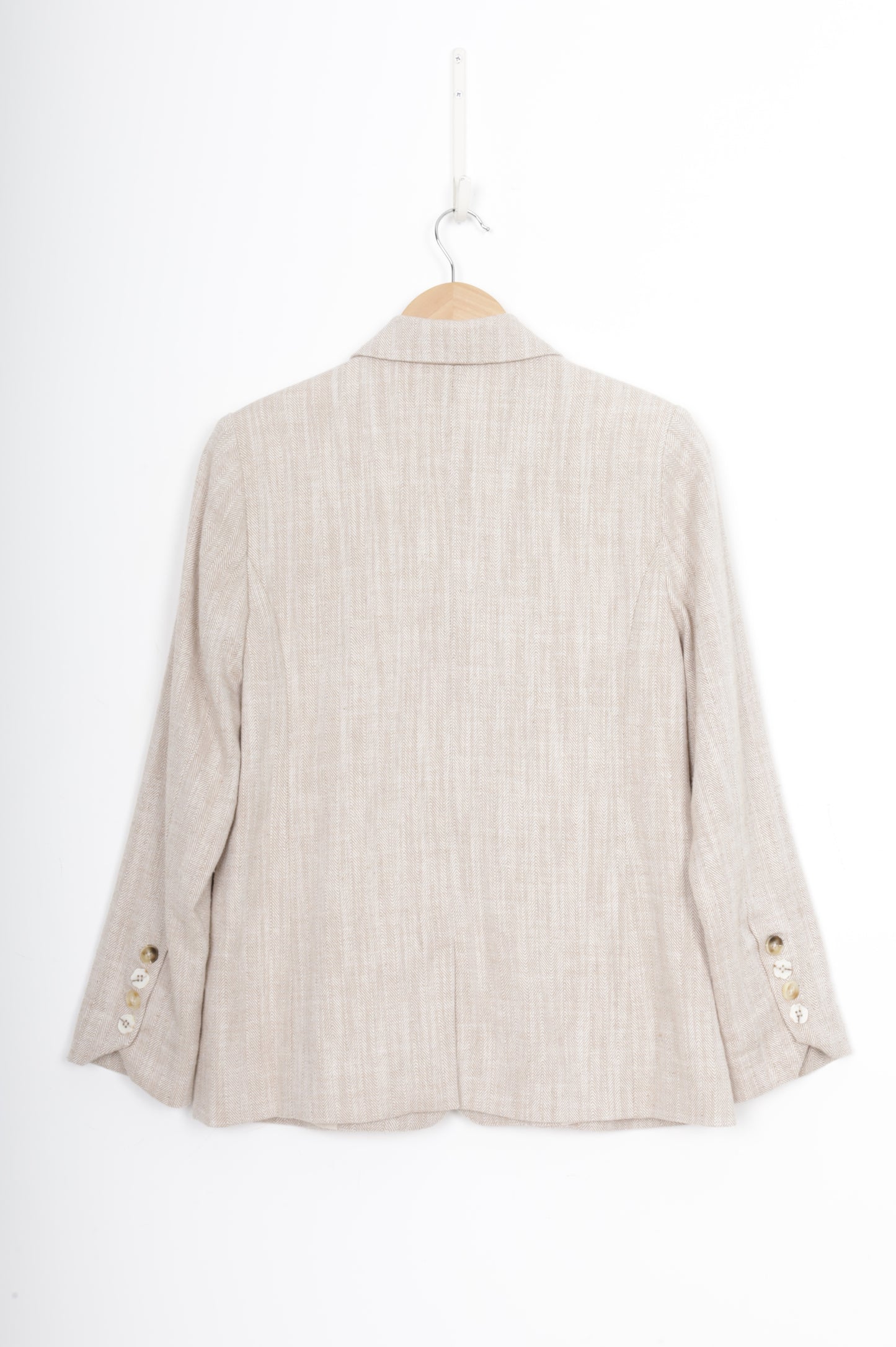 Lania the Label Womens Beige Blazer Size 10