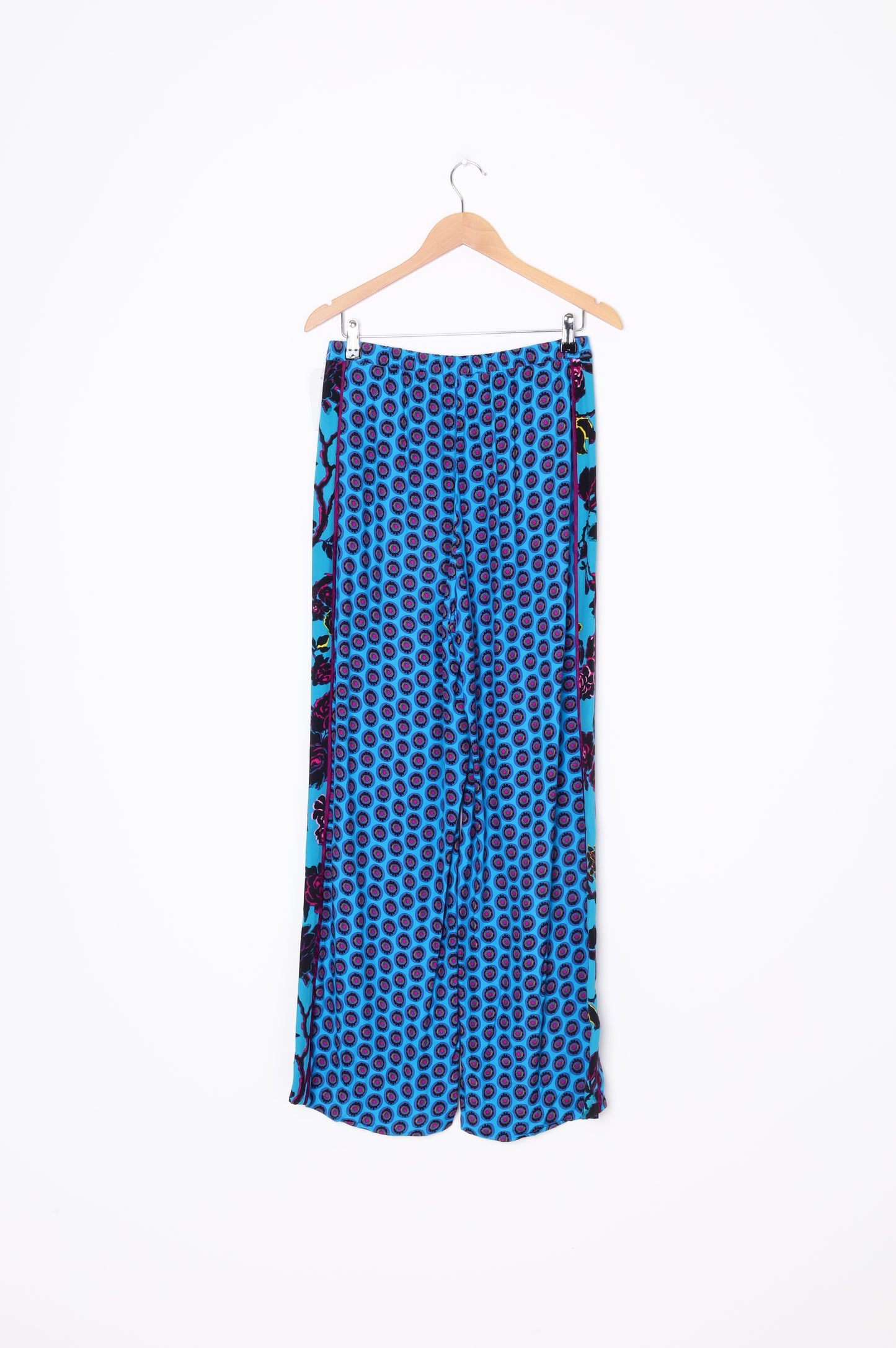 Diane von Furstenberg Womens Blue Pants Size 6