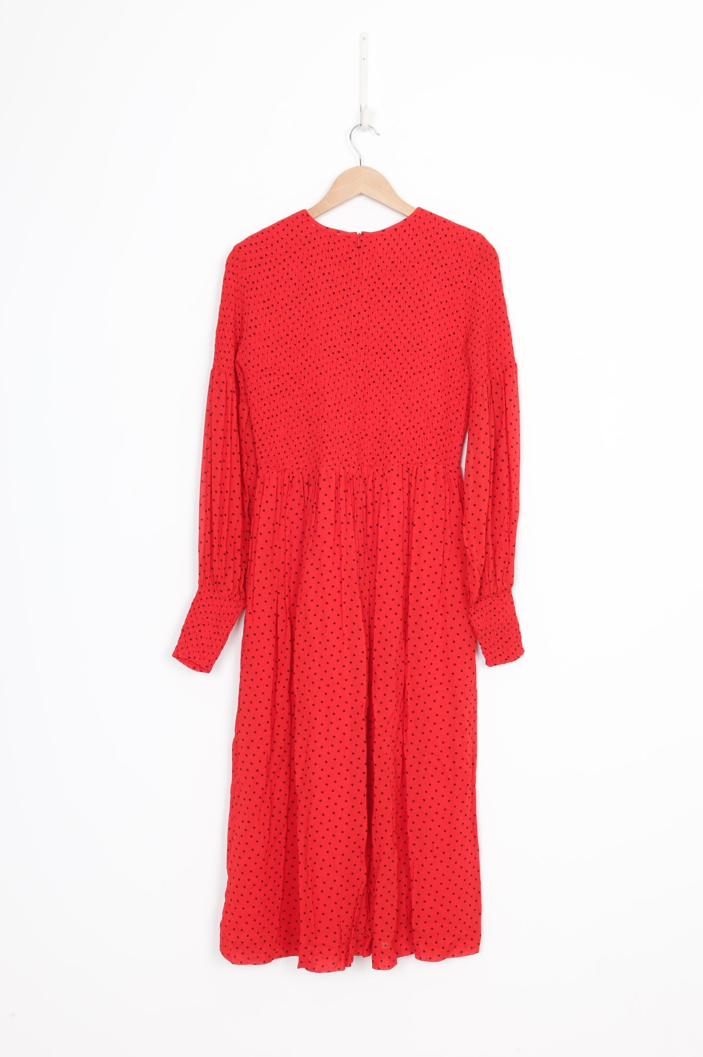 Ganni Womens Red Dress Size 38