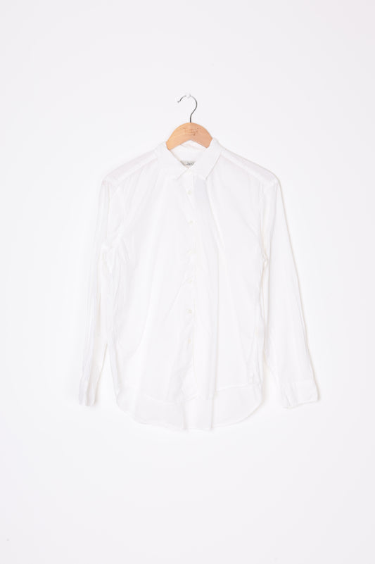 Jac+Jack Womens White Shirt Size S