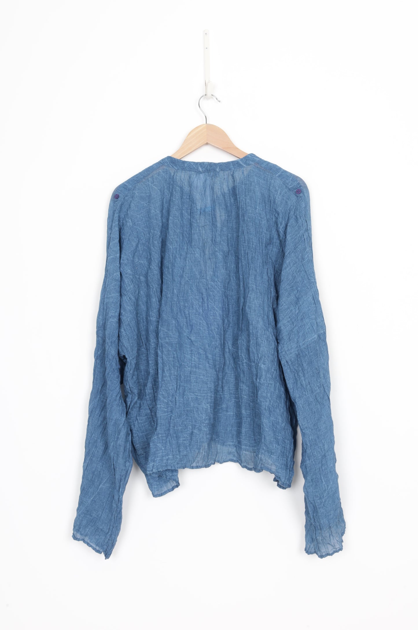 Mes Demoiselle Paris Womens Blue Blouse Size O/S
