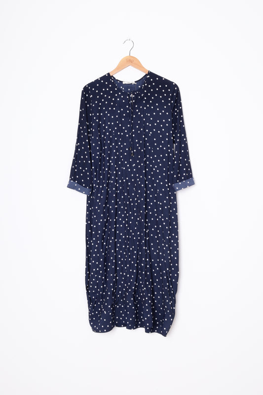 Sills Womens Blue Dress Size 8