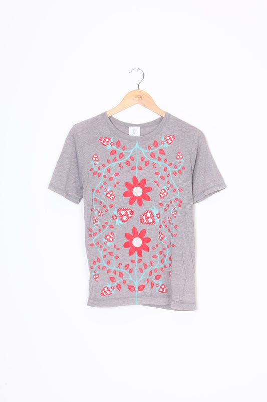 Karen Walker Runaway Womens Grey T-shirt Size 6
