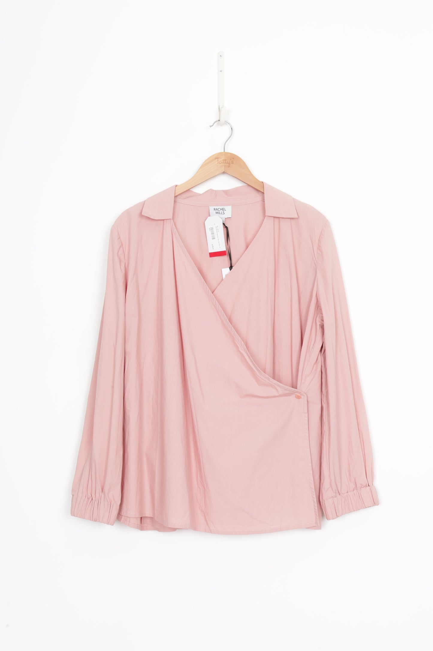 Rachel Mills Womens Pink Shirt Size 12