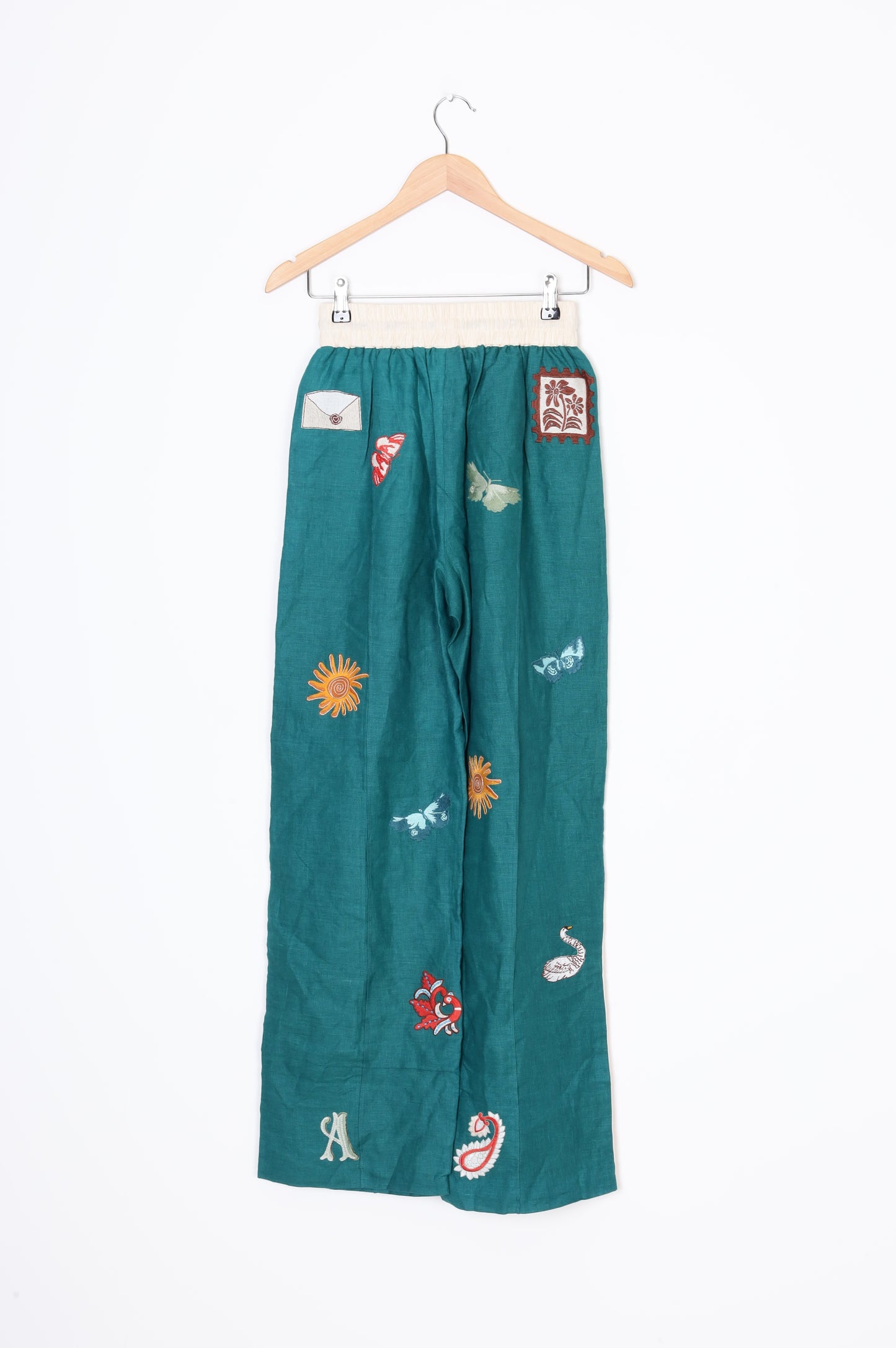 antipodean  Womens Green Pants Size 6