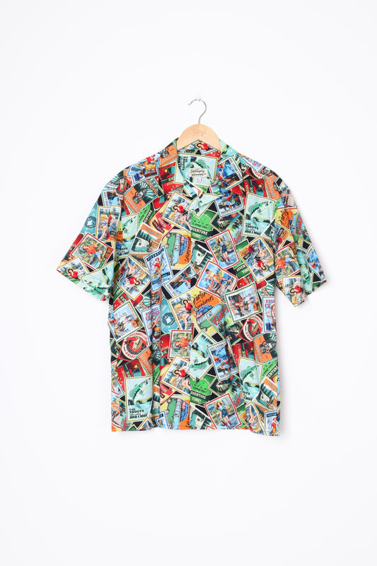 strangley normal Mens Multi Shirt Size L