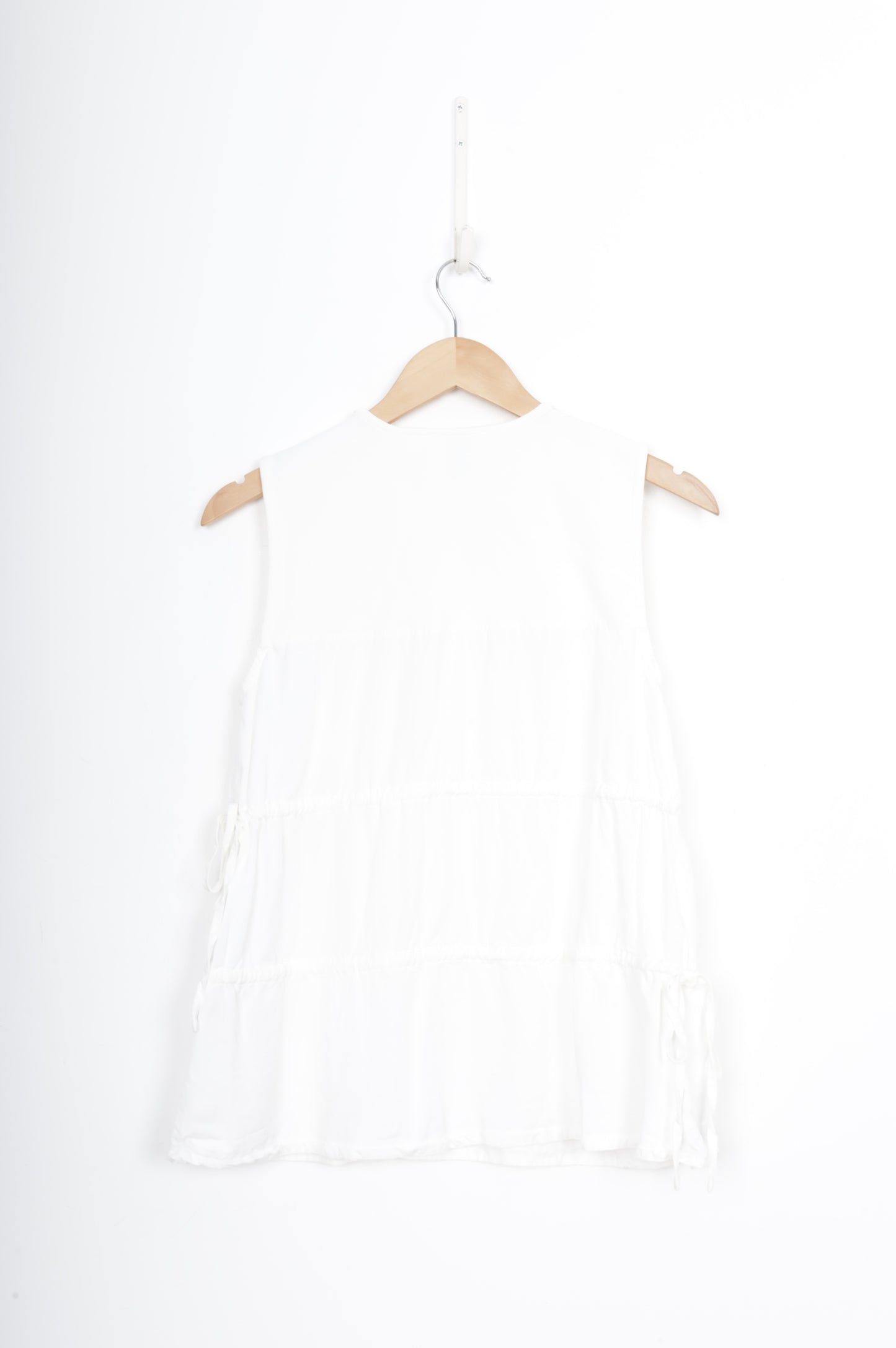 Onte Womens White Top Size S