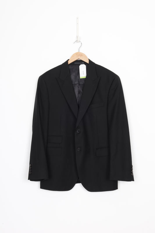 Joe Black Mens Black Blazer Size XL