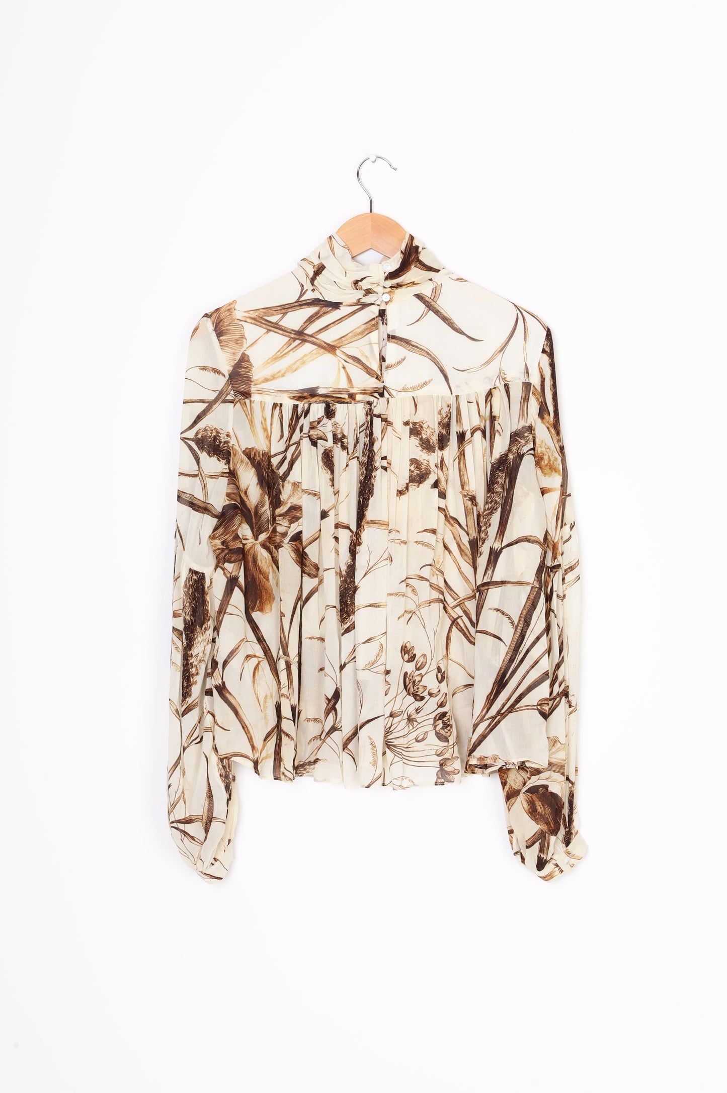 Banana Republic Womens Cream Blouse Size S