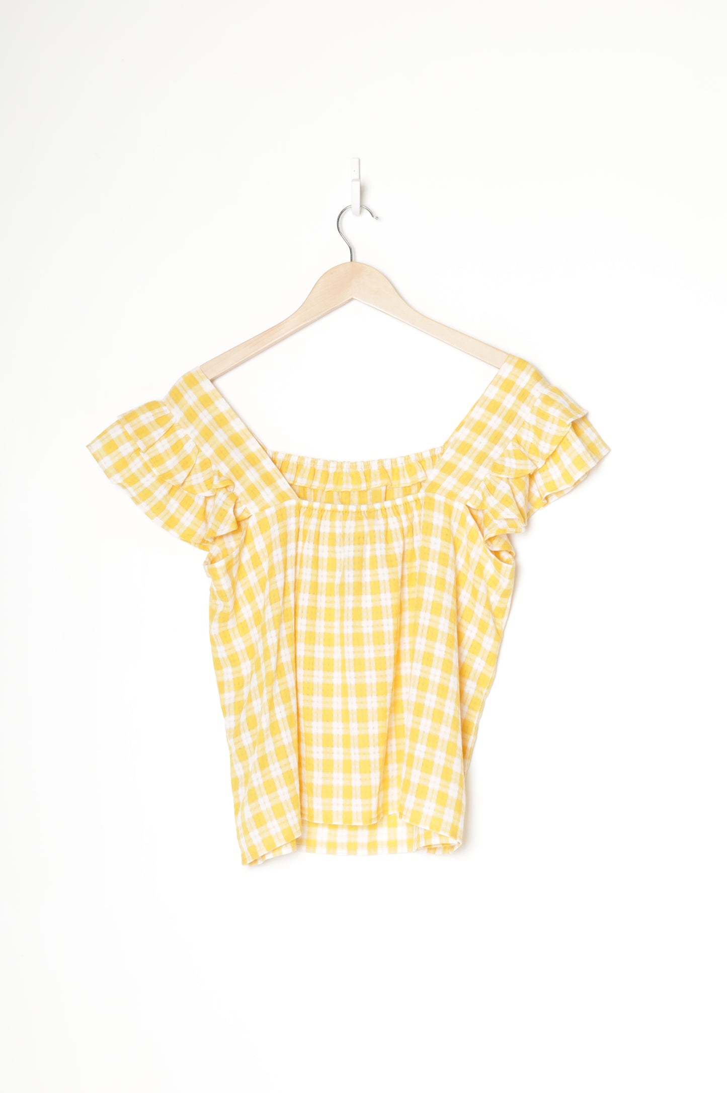 A&C Womens Yellow Top Size S