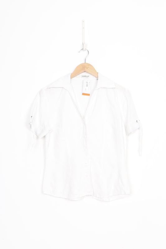 Seidensticker Womens White Shirt Size M