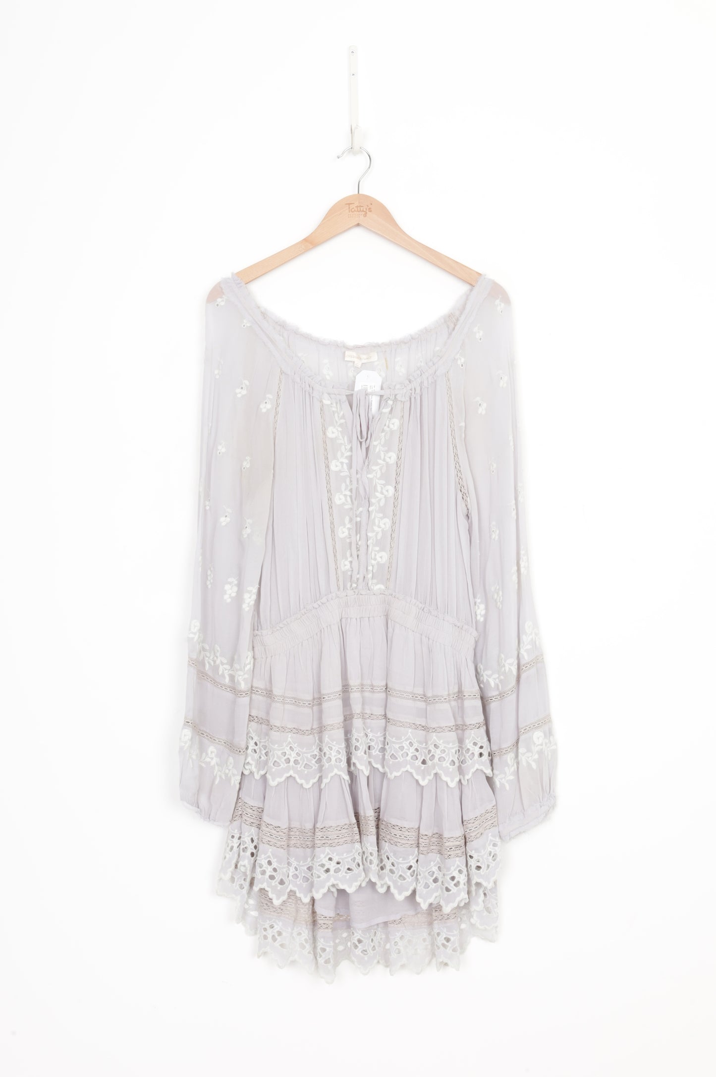 Love Shack Fancy Womens Purple Dress Size L