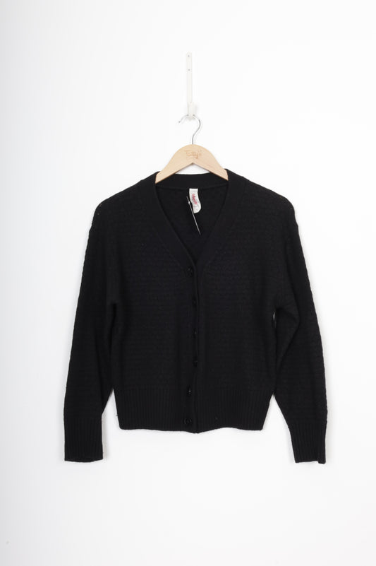 Sylvester Womens Black Cardigan Size 8