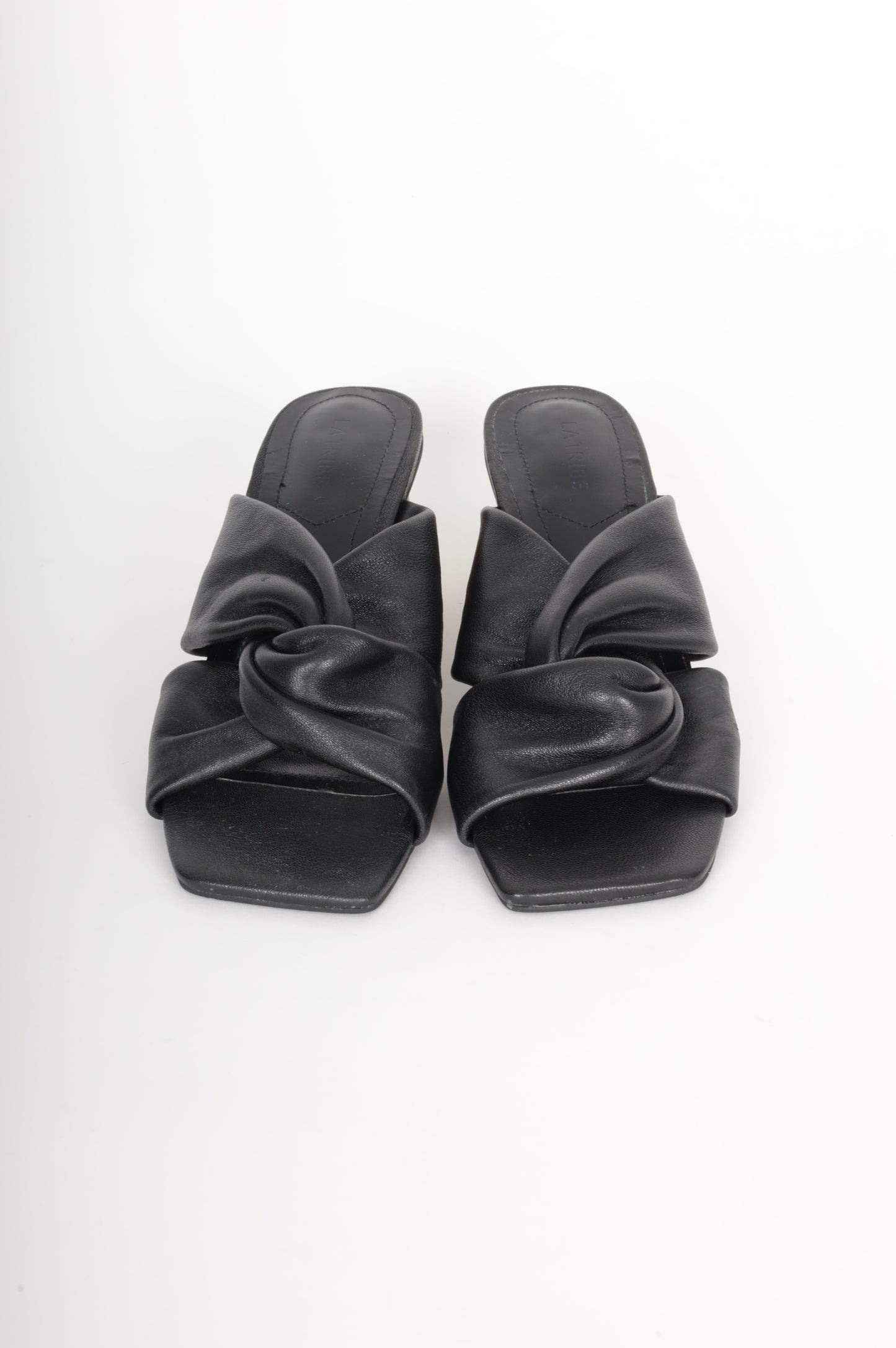 La Tribe Womens Black Heels Size EU 39