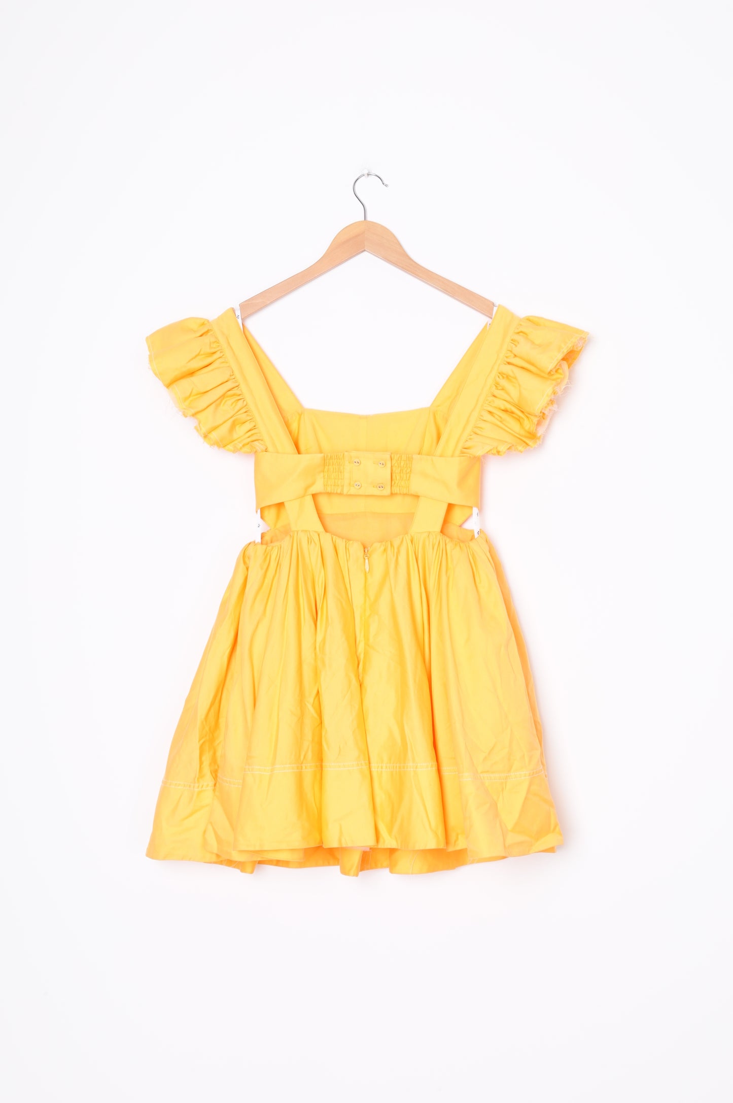 Aje. Womens Yellow Dress Size 4