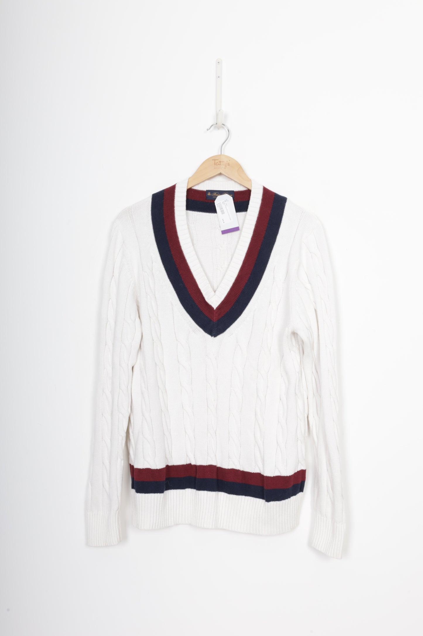 Brooks Brothers Womens White Jumper Size L