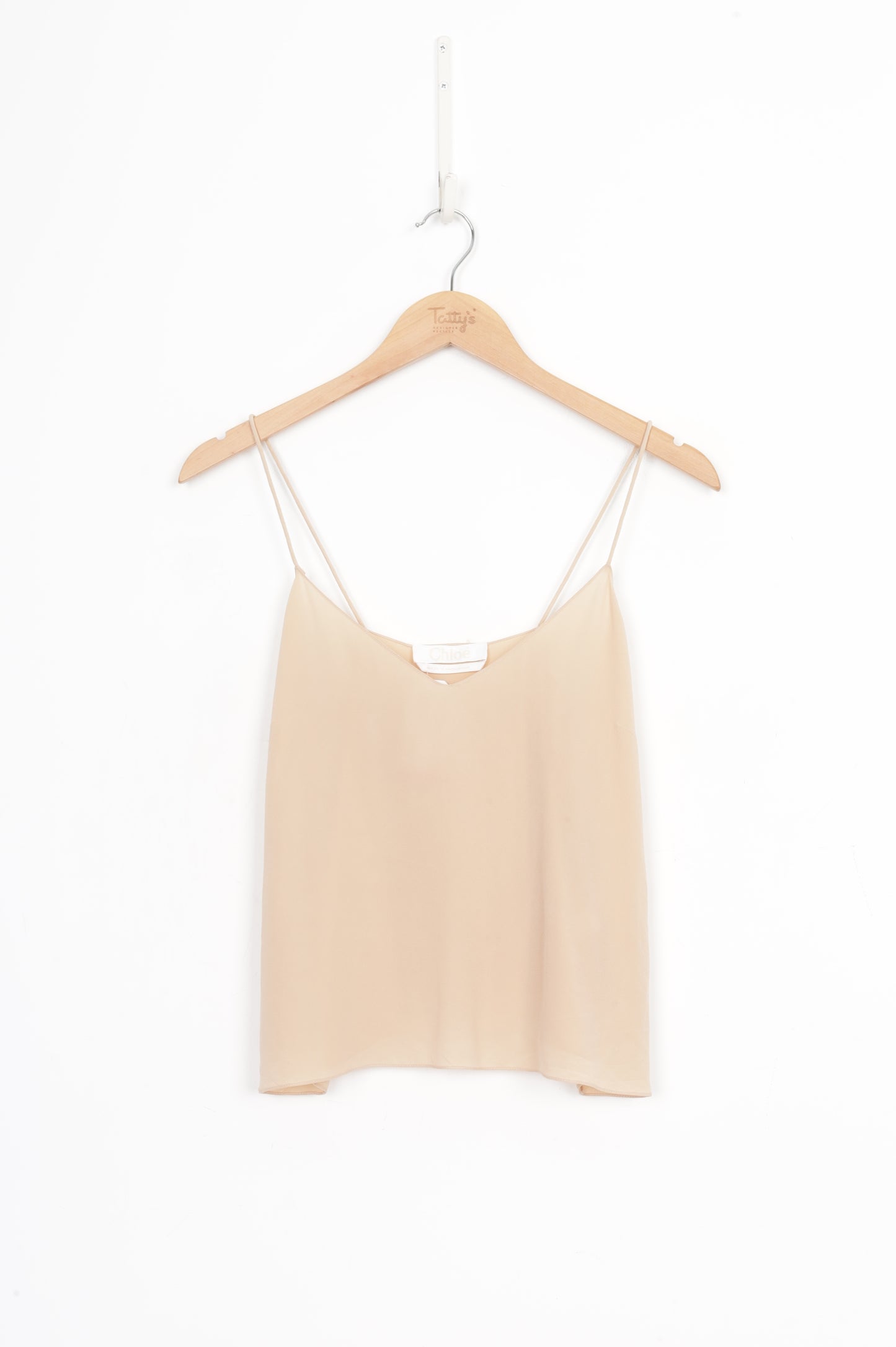 Chloe Womens Beige Camisole Size 34