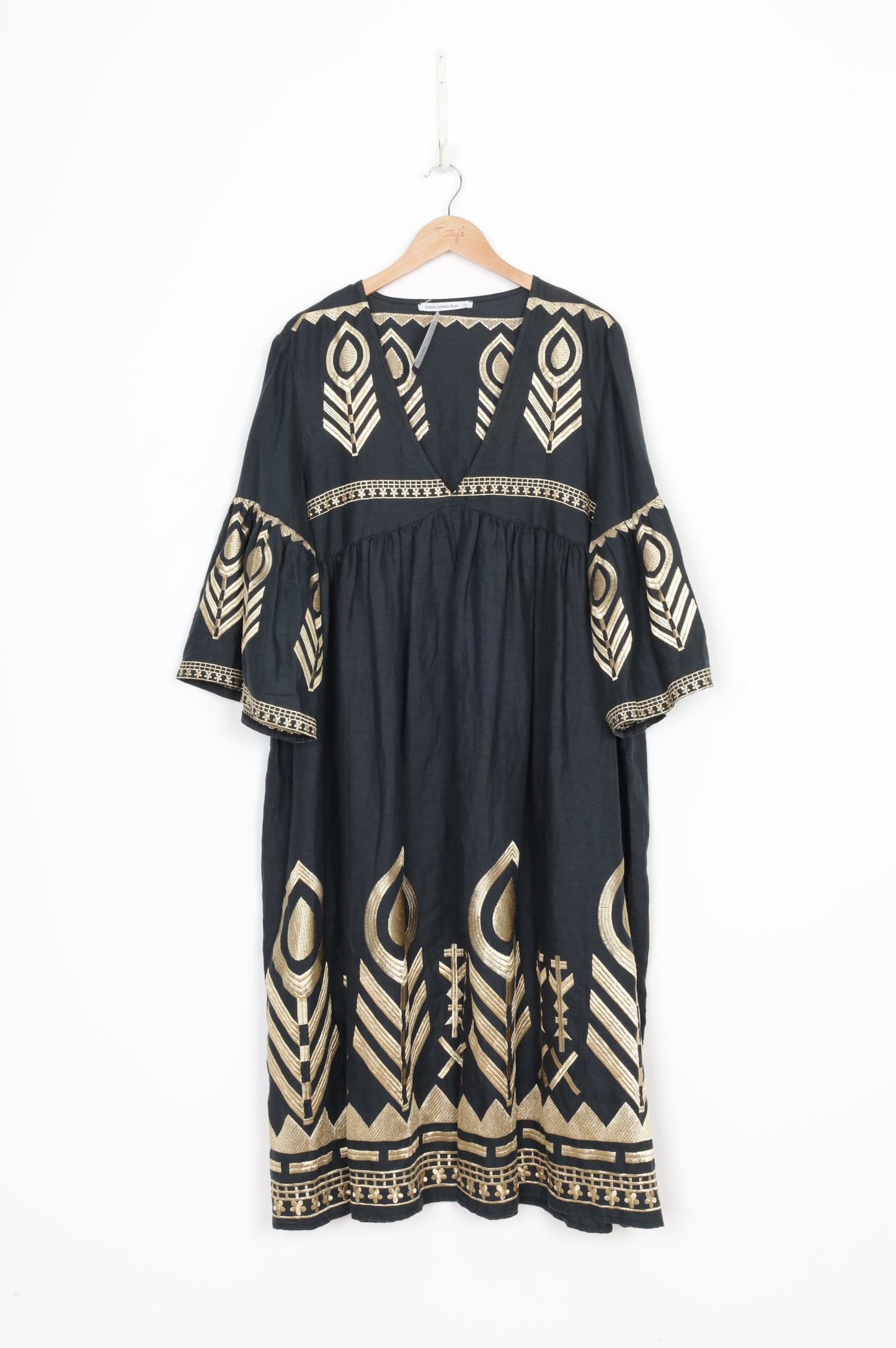 Greek Archaic Kori Womens Black Dress Size M