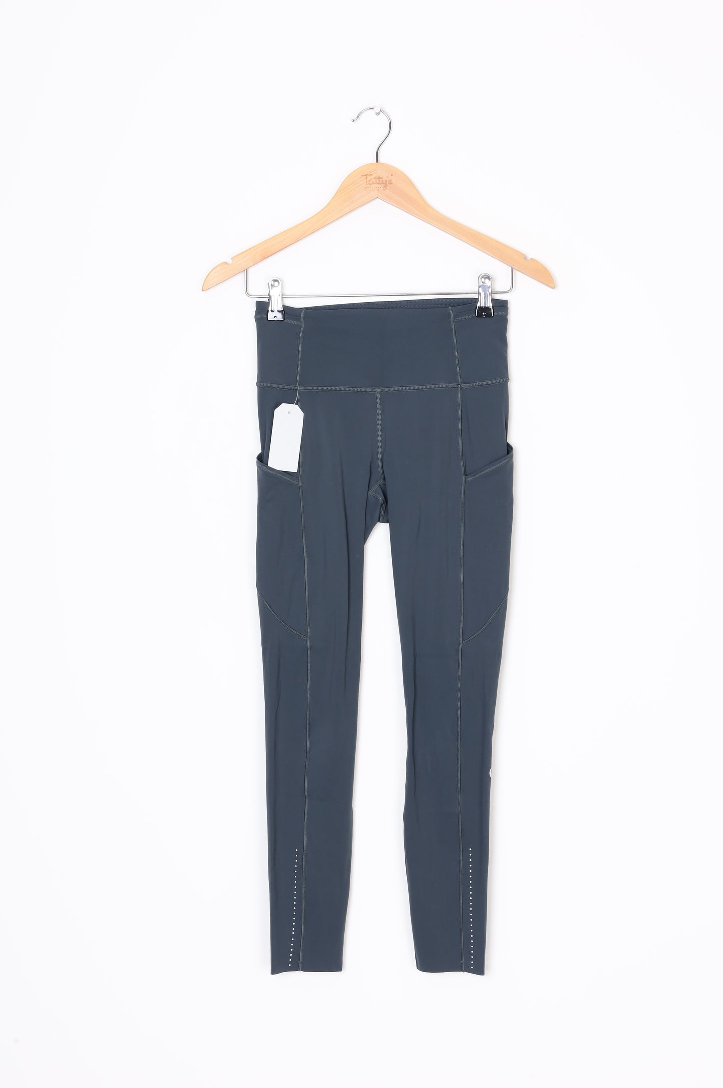 Lulu Lemon Womens Grey Pants Size 8