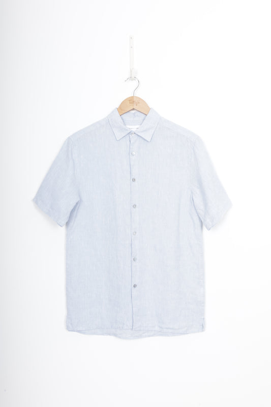 Assembly Label Womens Blue Shirt Size XS
