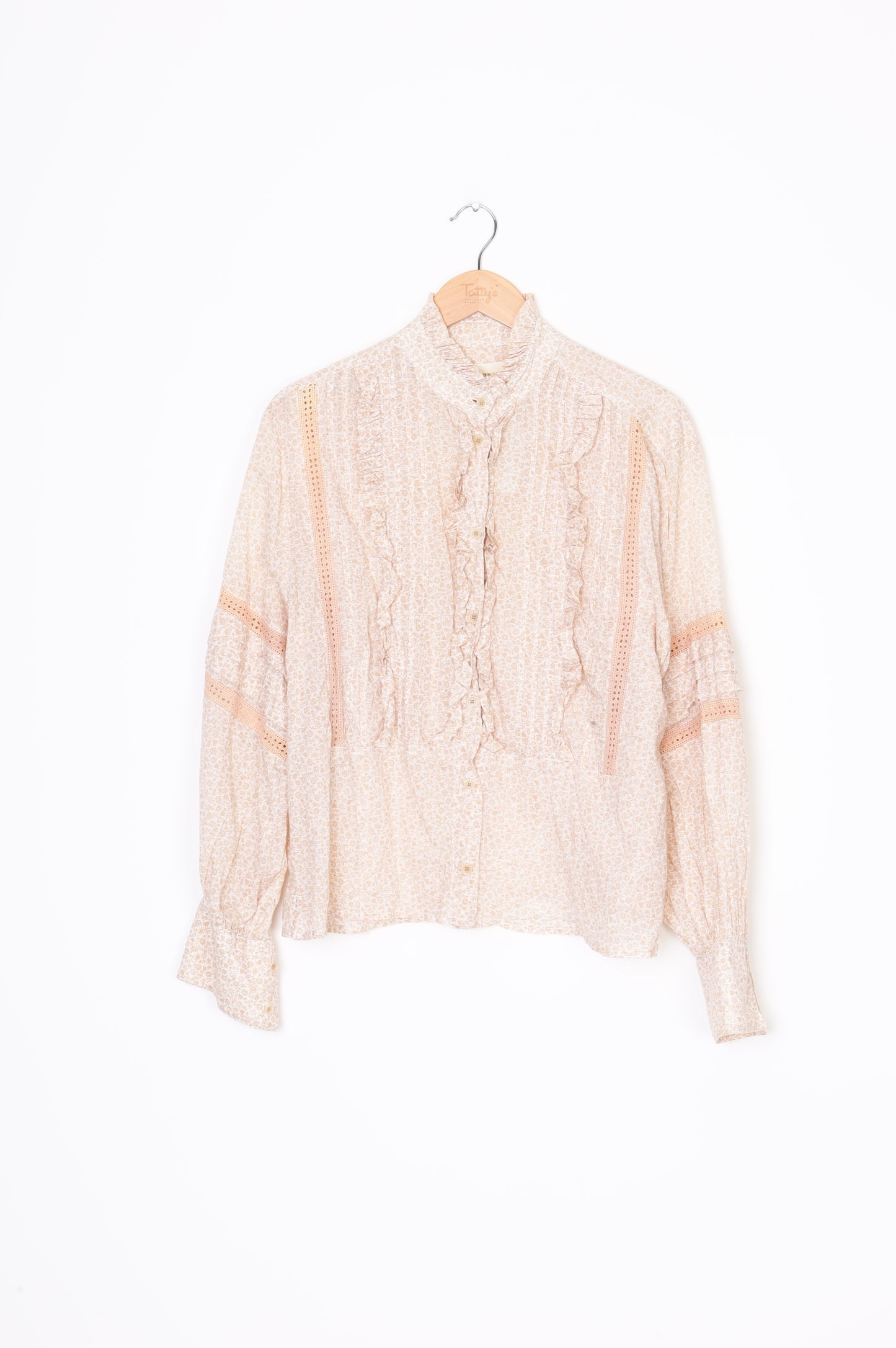 Karen Walker Womens Beige Shirt Size 10
