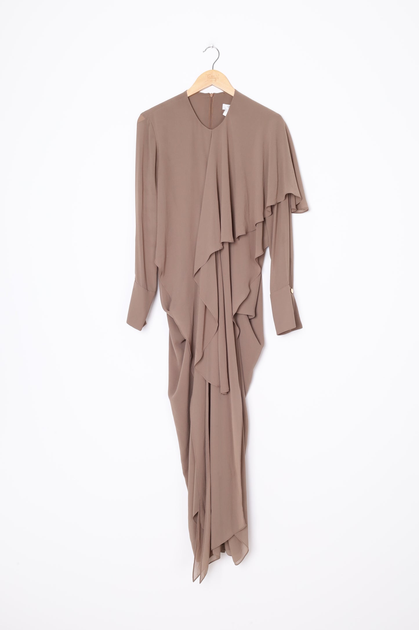 Carla Zampatti Womens Beige Dress Size 8
