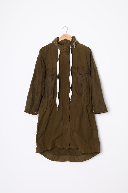 Rag & Bone Womens Green Coat Size S