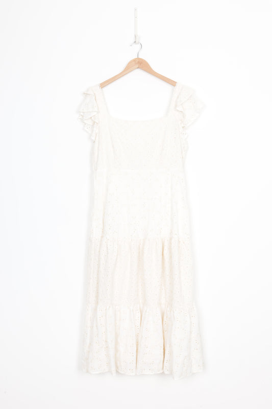 Sezane Womens Cream Dress Size 48