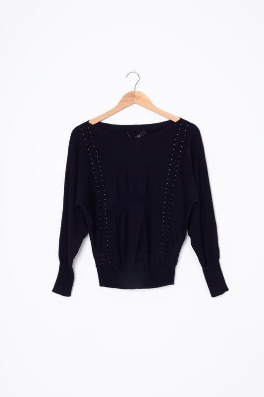 Verge Womens Blue Jumper Size S