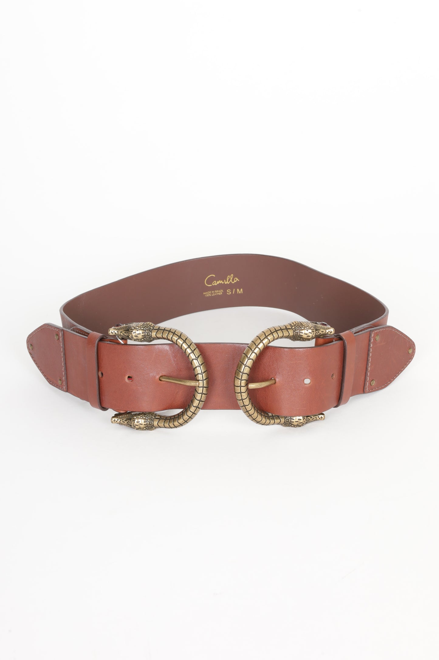 Camilla Womens Brown Belt Size M