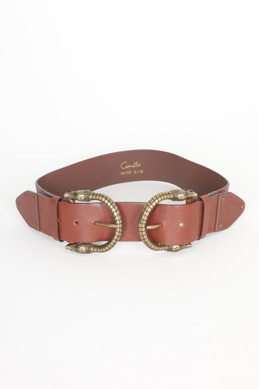 Camilla Womens Brown Belt Size M