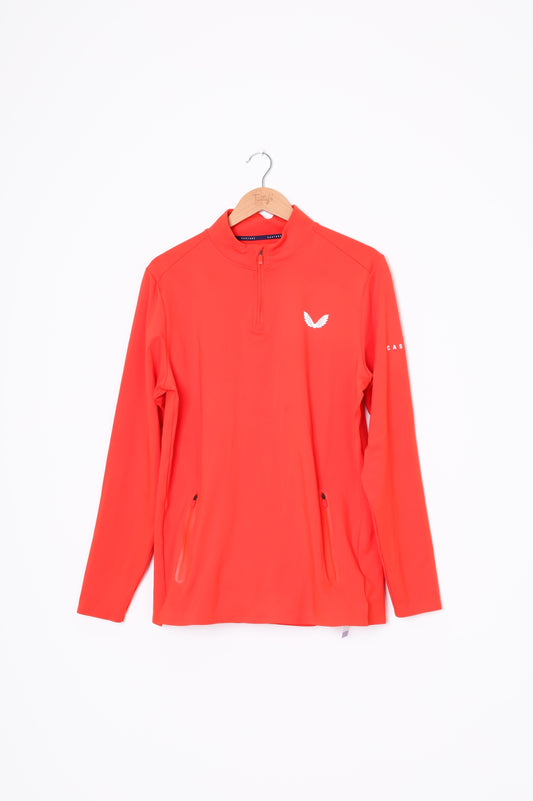 Castore Mens Orange Jumper Size M