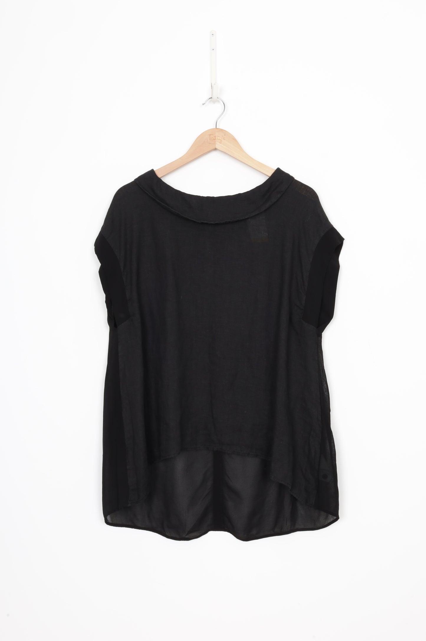 Transit Womens Black Top Size 4
