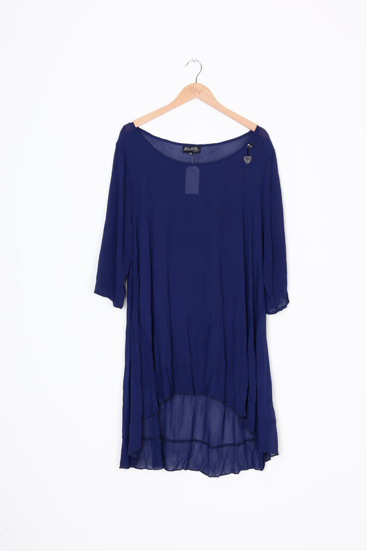 Jellicoe Womens Blue Dress Size XXL