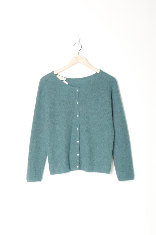 Sezane Womens Green Cardigan Size S