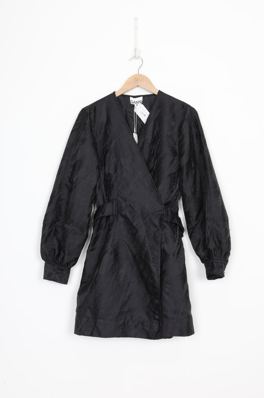 Ganni Womens Black Jacket Size EU 42