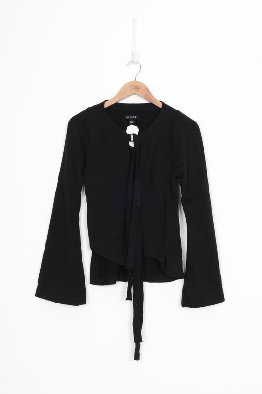 Mild Red Womens Black Jacket Size 10