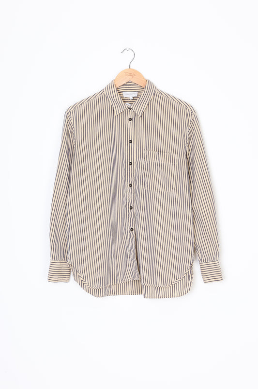 Friends with Frank. Womens Beige Shirt Size S