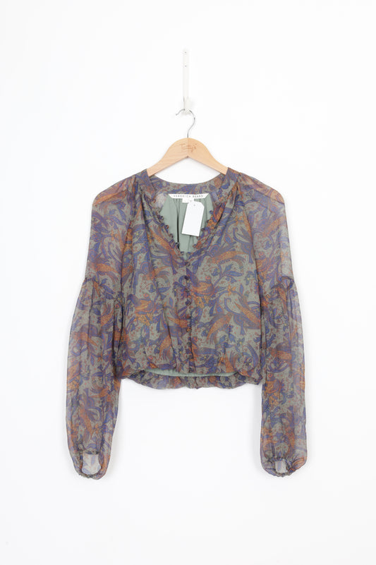 Veronica Beard Womens Green Top Size 0