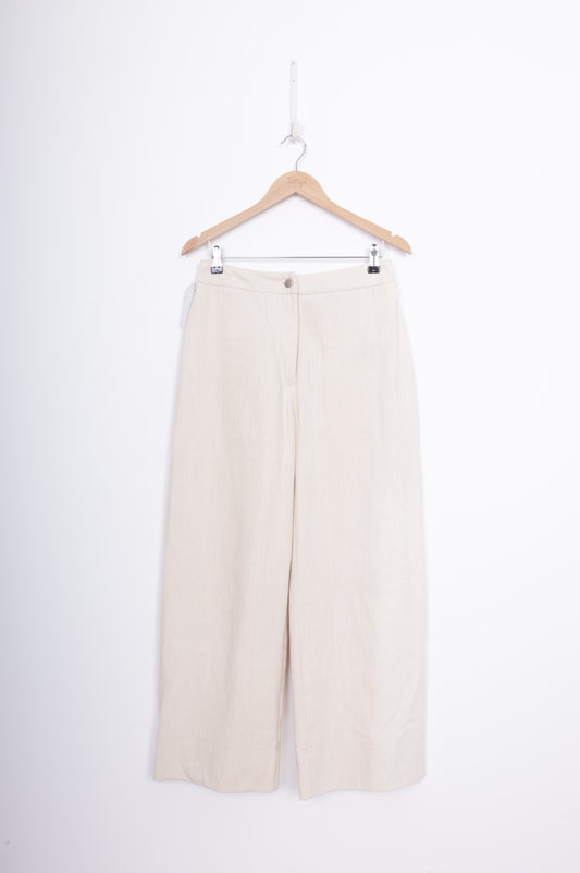 Mina Womens Beige Jeans Size S
