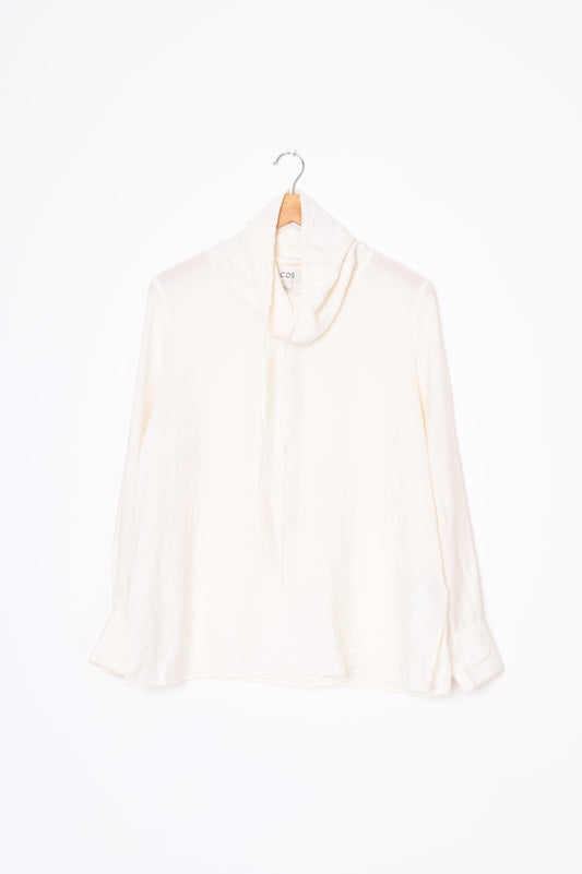 Cos Womens Cream Top Size 34