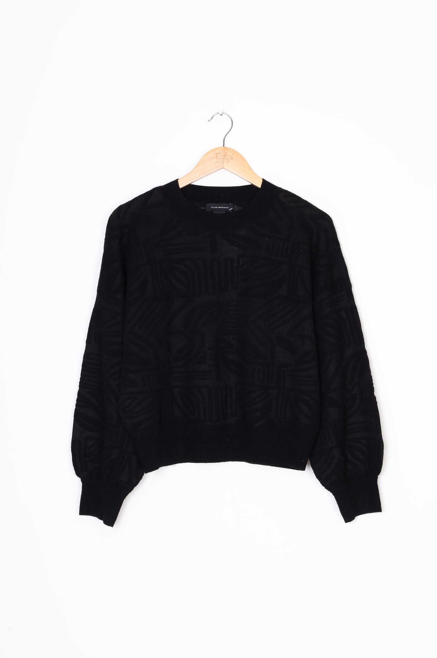 Club Monaco Womens Black Jumper Size M