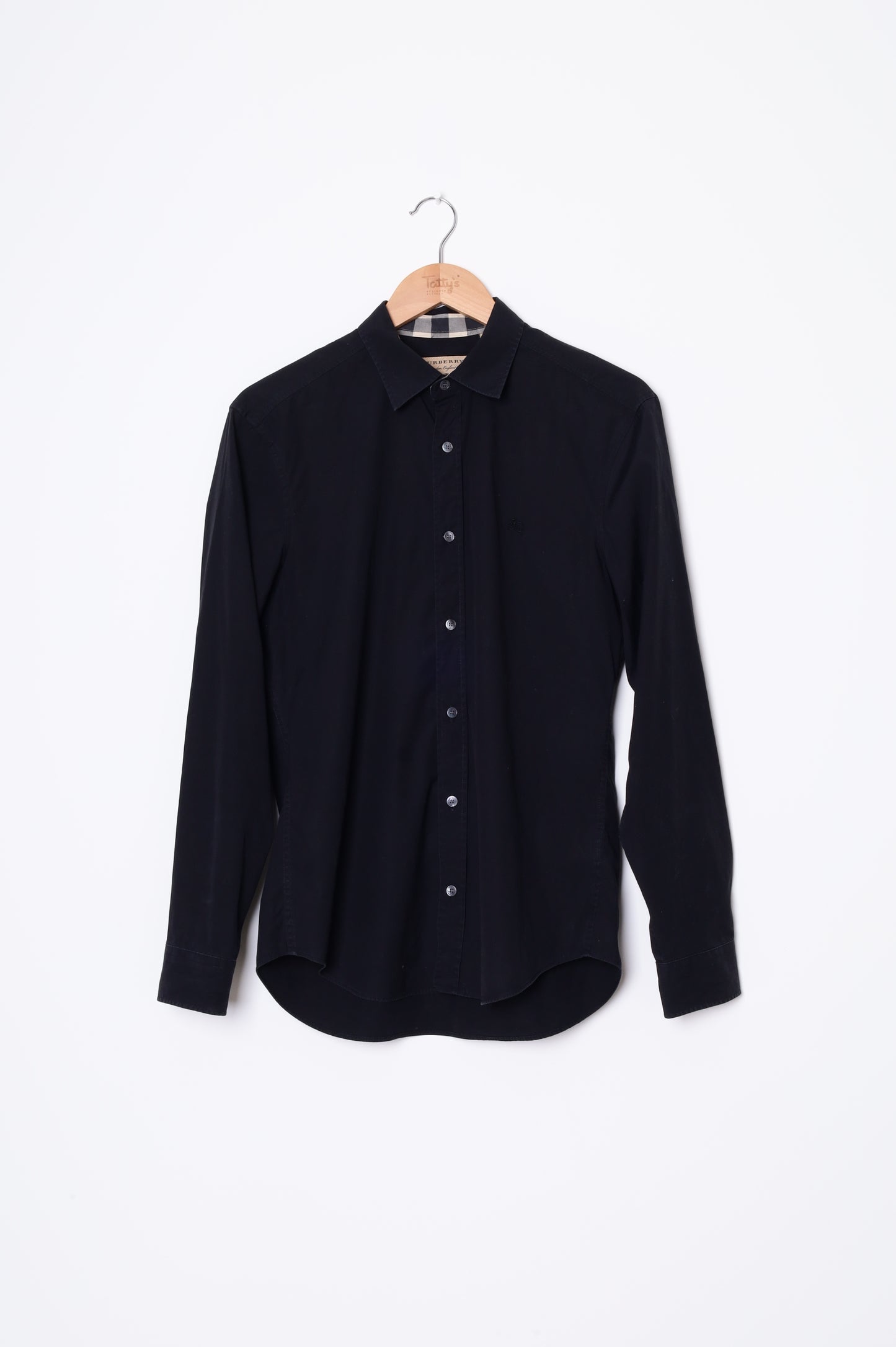 Burberry Mens Black Shirt Size M