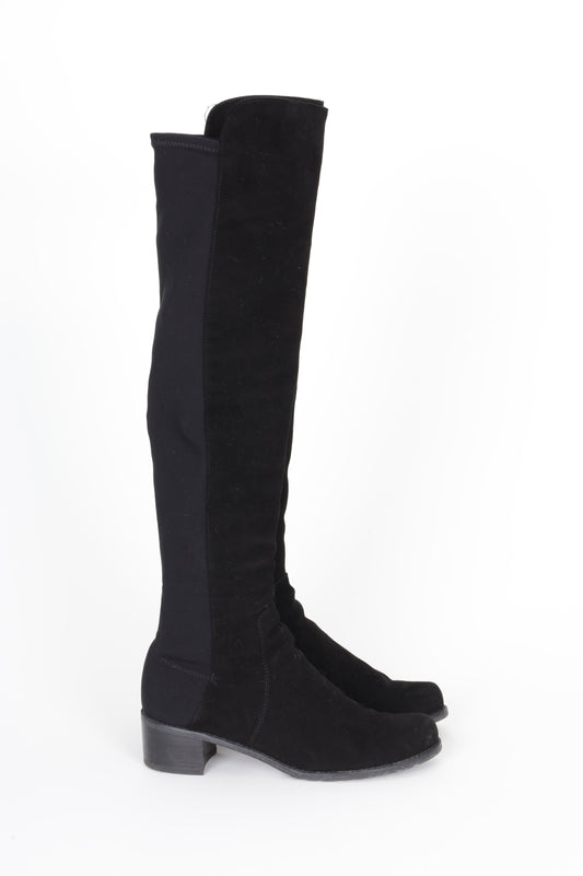 Stuart Weitzman Womens Black Boots  Size EU 37.5